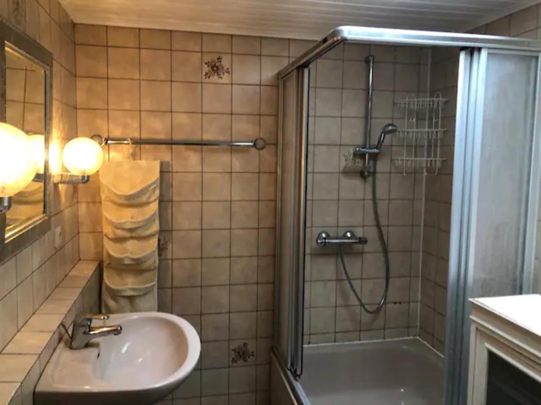 Großzügiges Reetdachhaus an der Nordsee Langenhorn Exterior foto