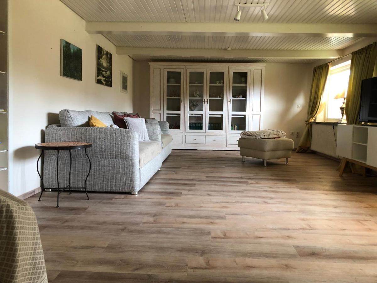 Großzügiges Reetdachhaus an der Nordsee Langenhorn Exterior foto